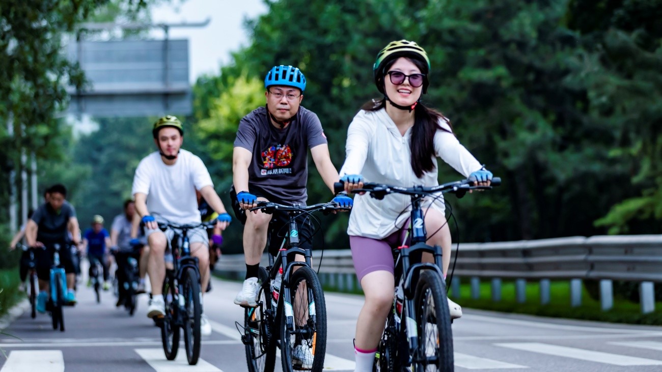 「騎行雁棲湖，凝聚團(tuán)隊(duì)力！」 一日騎行團(tuán)建，挑戰(zhàn)與美景同行！