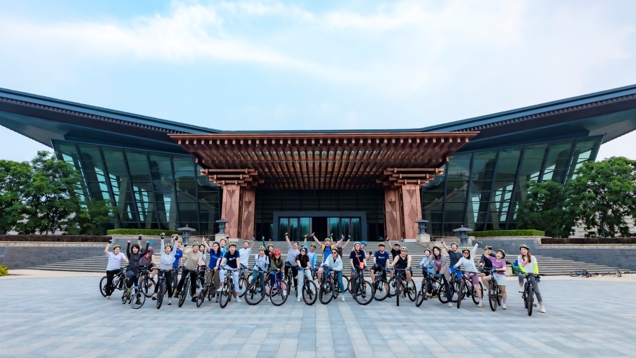 「騎行雁棲湖，凝聚團(tuán)隊(duì)力！」 一日騎行團(tuán)建，挑戰(zhàn)與美景同行！
